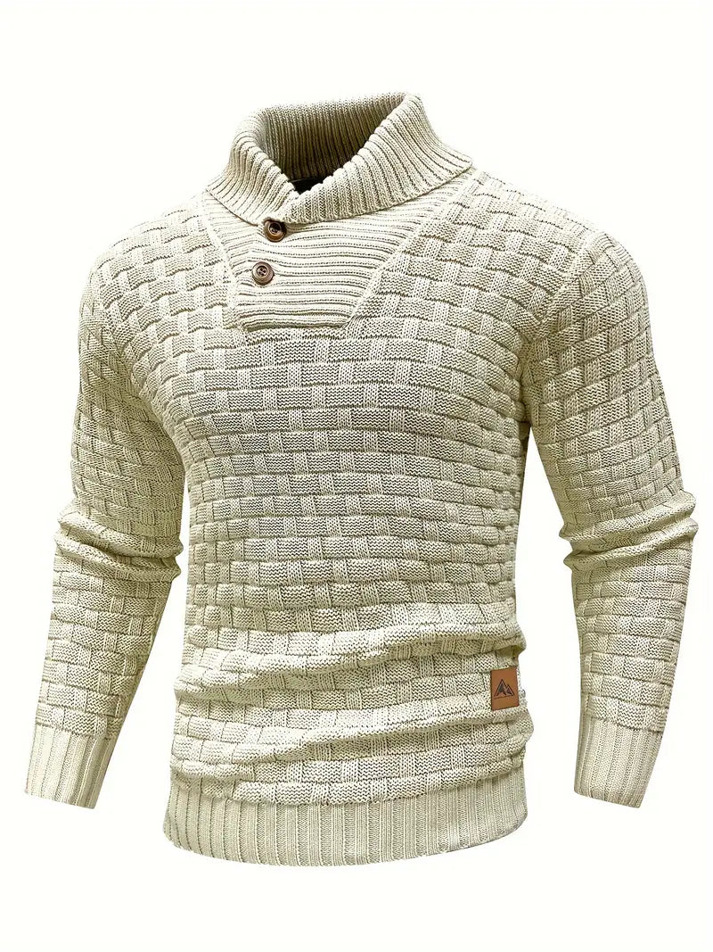Men's Sweater | Knitted Texture, Classic Cut 5