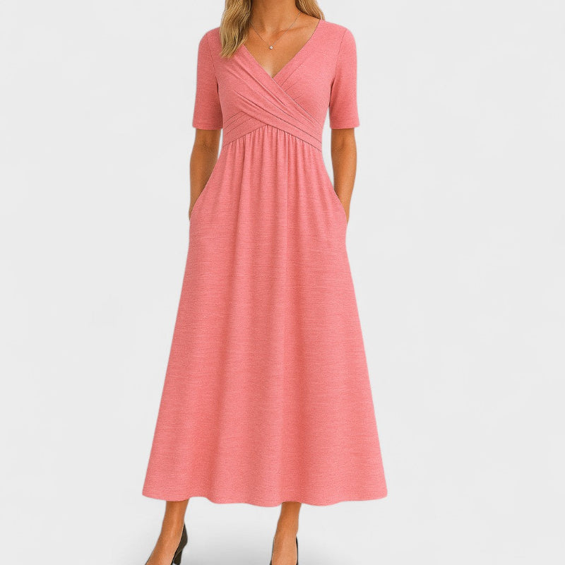 Midi Dress | V-Neckline, Elegant Silhouette 6