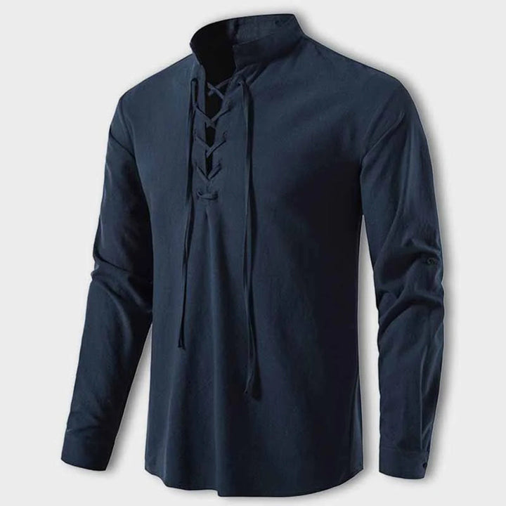 Men's lace-up Shirt