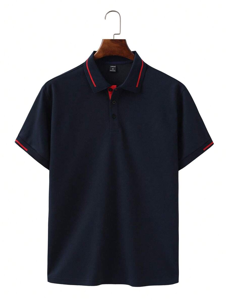 Polo Shirt | Lightweight, Breathable Fabric, Button Detail 0