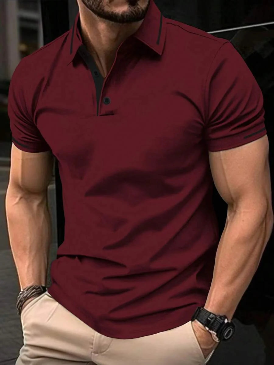 Polo Shirt | Lightweight, Breathable Fabric, Button Detail 8