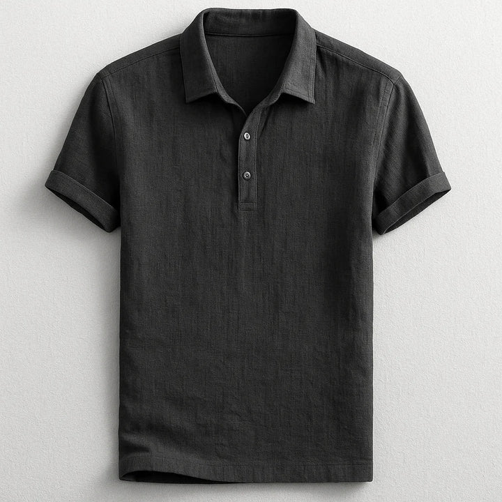 Polo Shirt | Short Sleeves, Linen Fabric 3