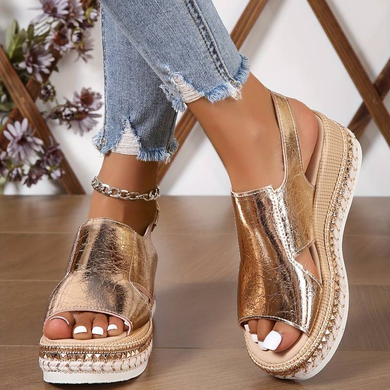Sandals for Women | Orthopedic Design, Shiny Star Pattern 1