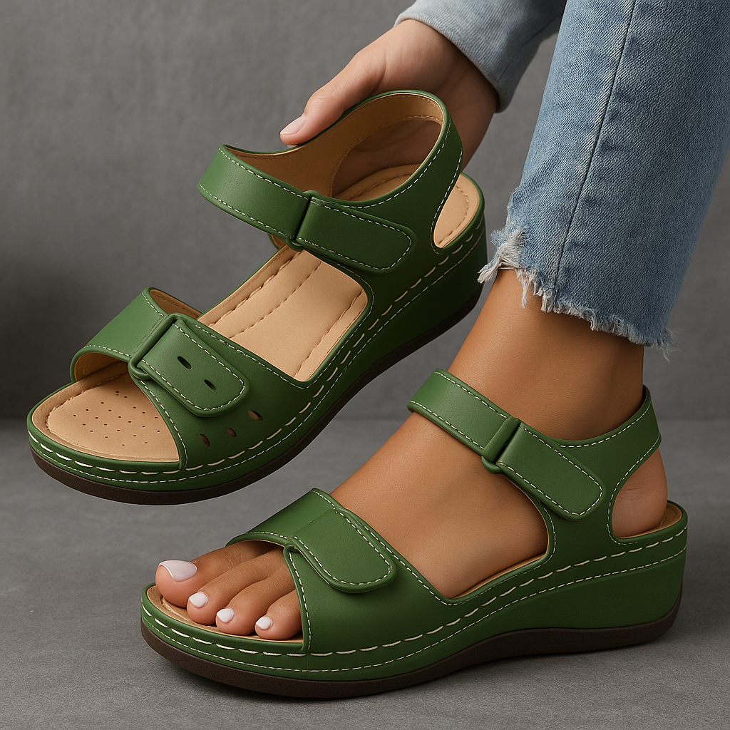 Sandals for Women | Wedge Heel, Adjustable Straps 0