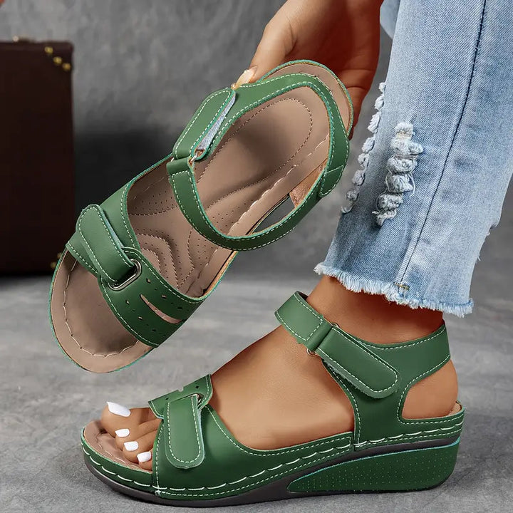 Sandals for Women | Wedge Heel, Adjustable Straps 1