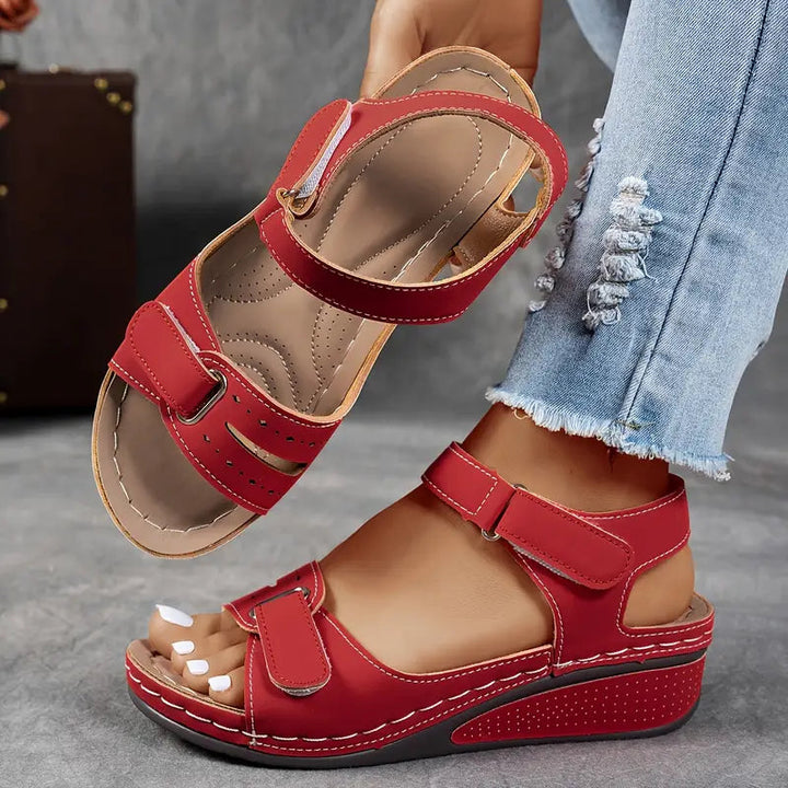 Sandals for Women | Wedge Heel, Adjustable Straps 7