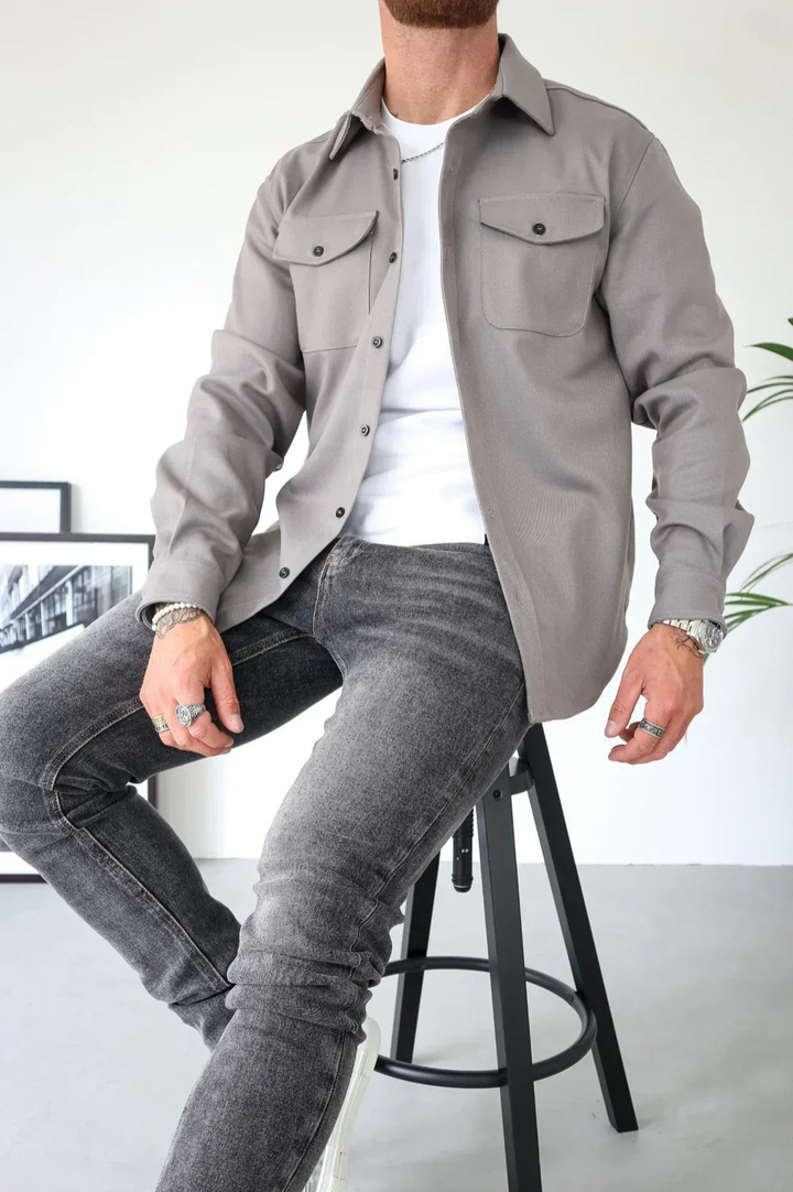 Shirt Jacket | Button-Up Closure, Pointed Collar 1