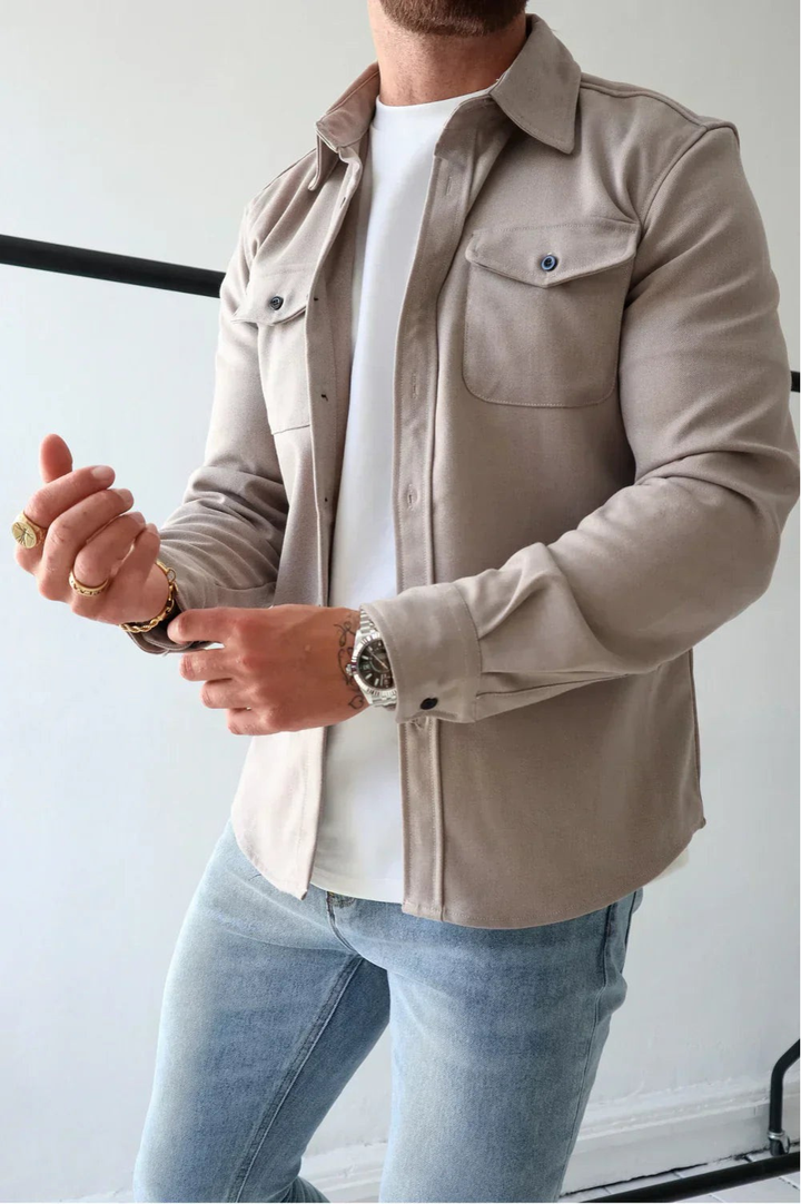Shirt Jacket | Button-Up Closure, Pointed Collar 10