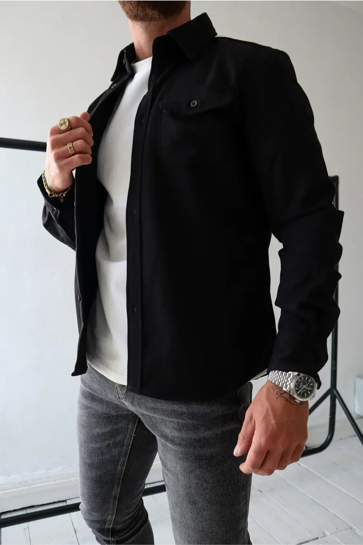 Shirt Jacket | Button-Up Closure, Pointed Collar 3
