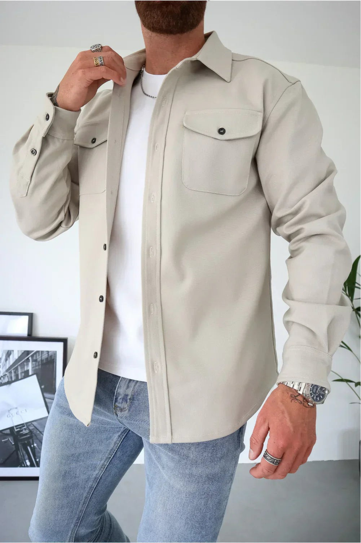 Shirt Jacket | Button-Up Closure, Pointed Collar 7