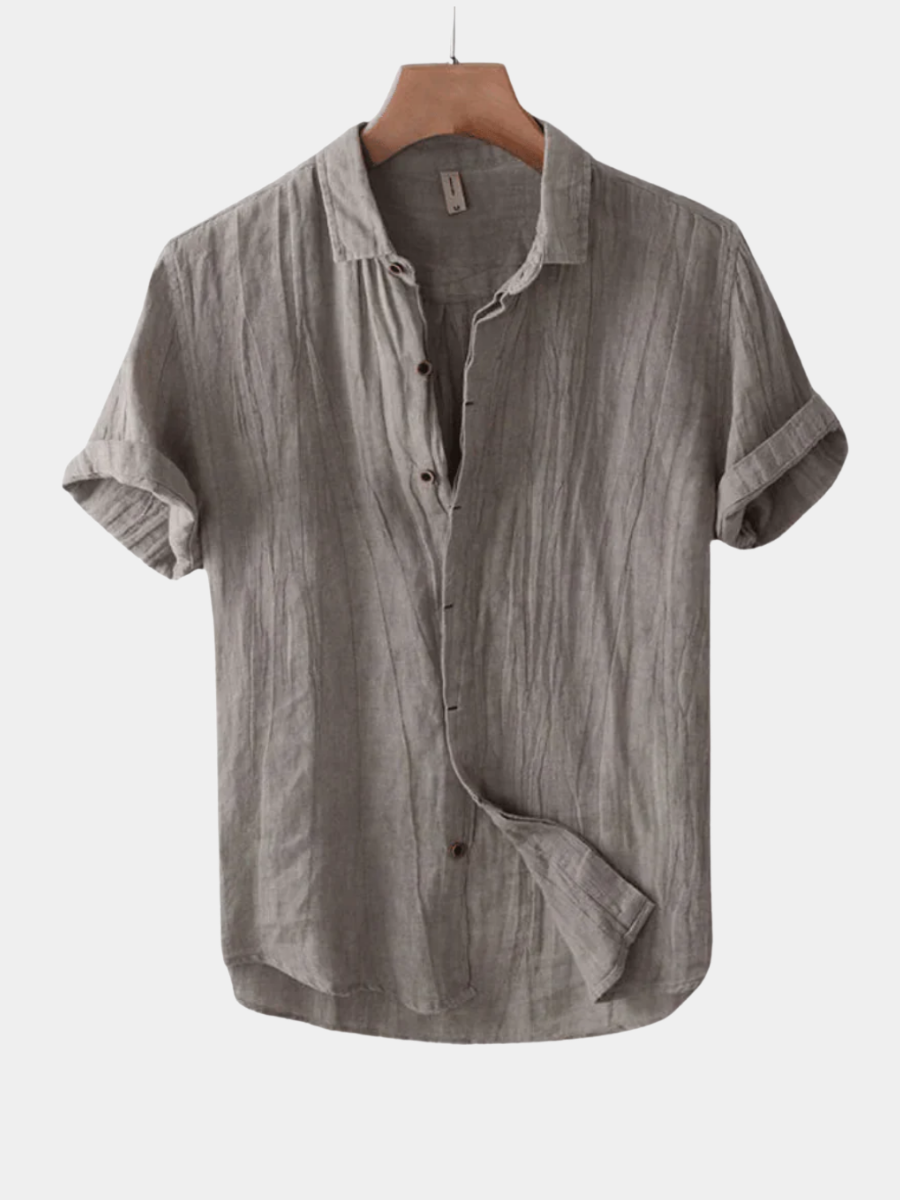 Shirt | 100% Linen, Button-Up Design 1