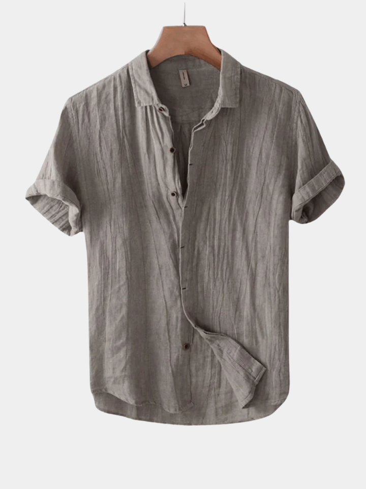 Shirt | 100% Linen, Button-Up Design 1