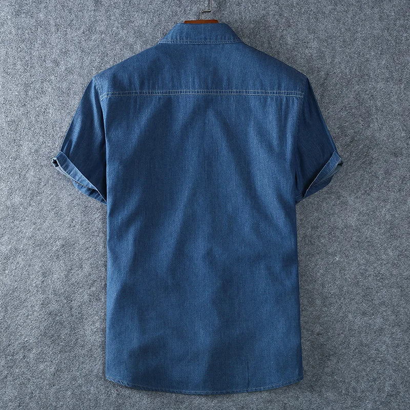 Shirt | Classic Cut, Denim-Cotton Blend 2