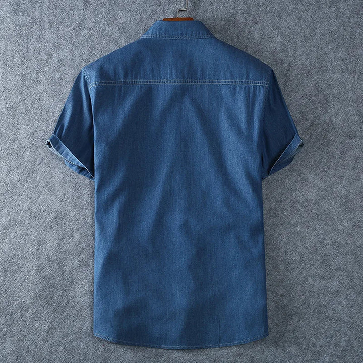 Shirt | Classic Cut, Denim-Cotton Blend 2