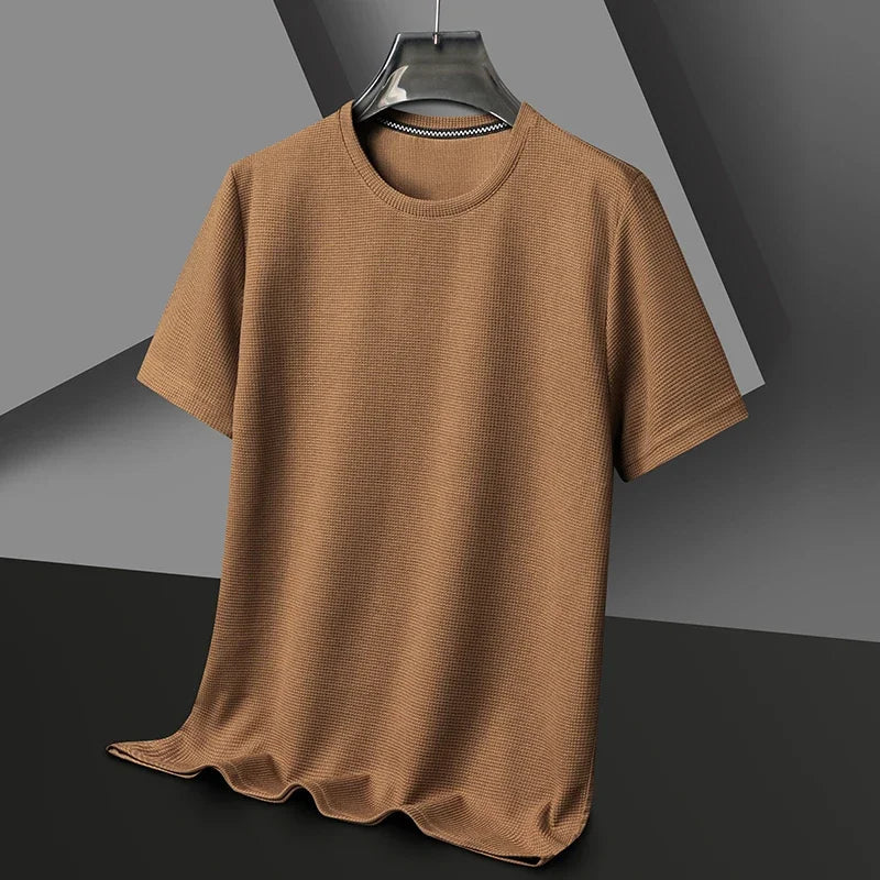 Shirt | Cotton Waffle Knit, Relaxed Fit 0