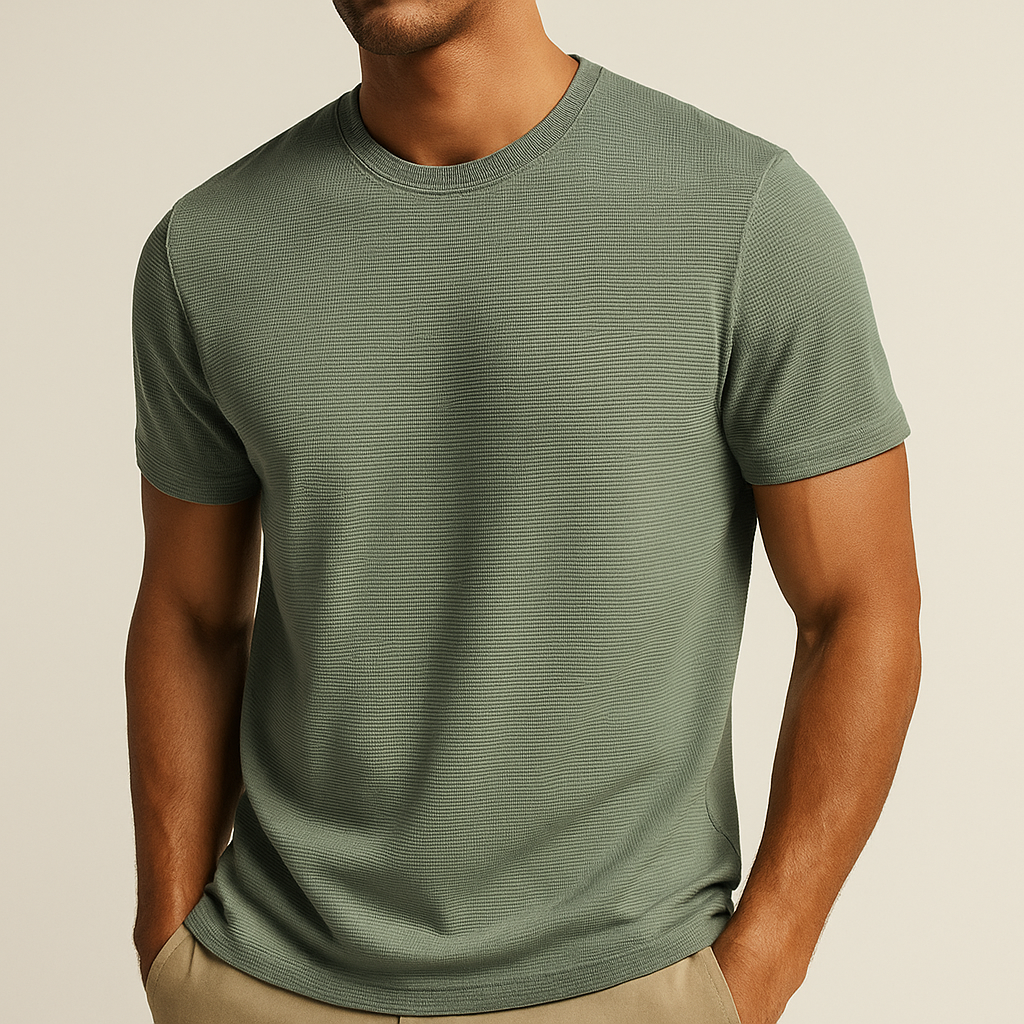 Shirt | Cotton Waffle Knit, Relaxed Fit 7