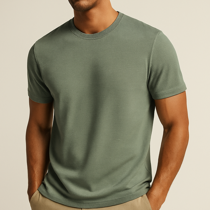 Shirt | Cotton Waffle Knit, Relaxed Fit 7