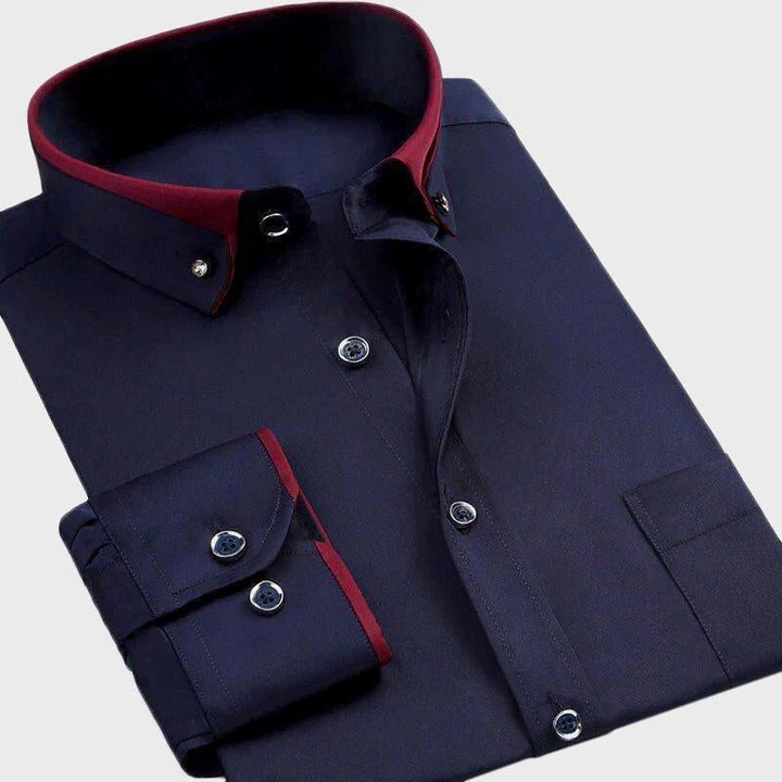 Shirt | Full-Length Sleeves, Fold-Down Collar 2