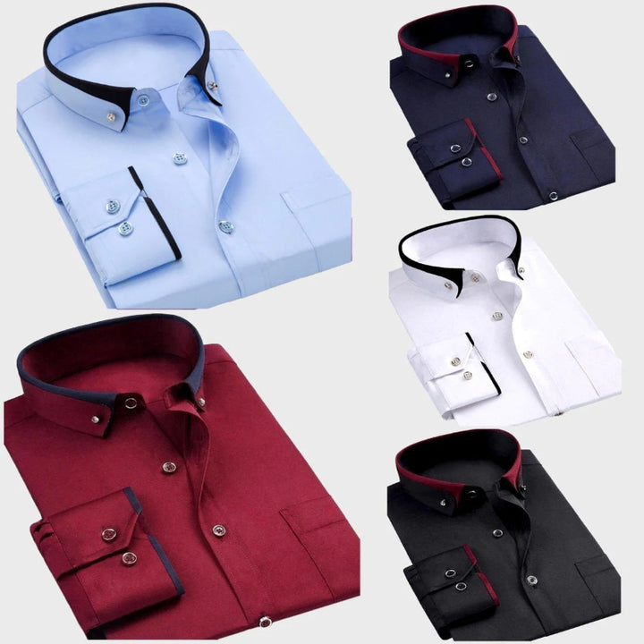 Shirt | Full-Length Sleeves, Fold-Down Collar 5