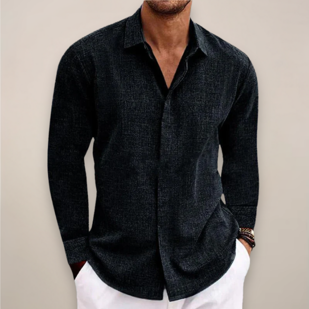 Shirt | Long Sleeve, Button-Up Design 1
