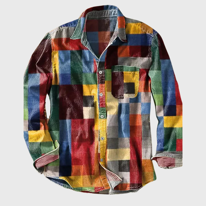 Shirt | Rainbow Print, Relaxed Fit 0