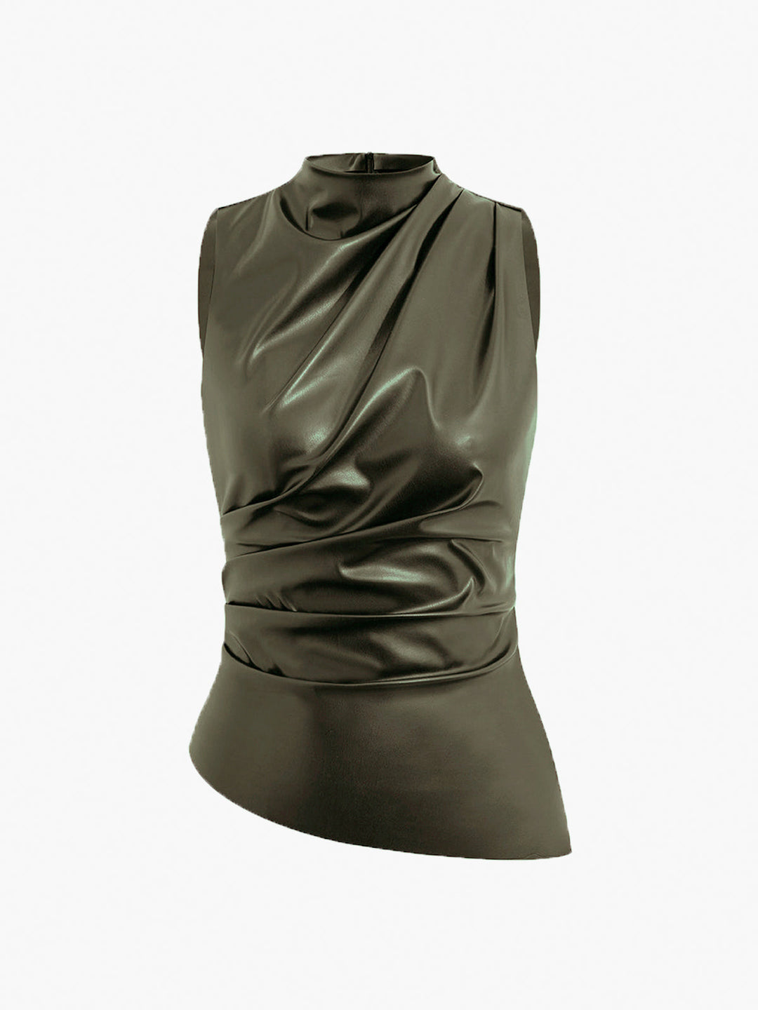 Sleeveless Top | High Neck Design, Tailored Fit 8