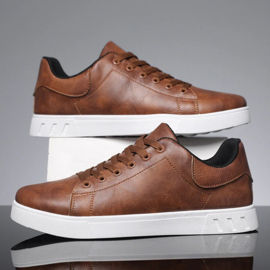 Sneakers | Leather Upper, Lace-Up Closure 3