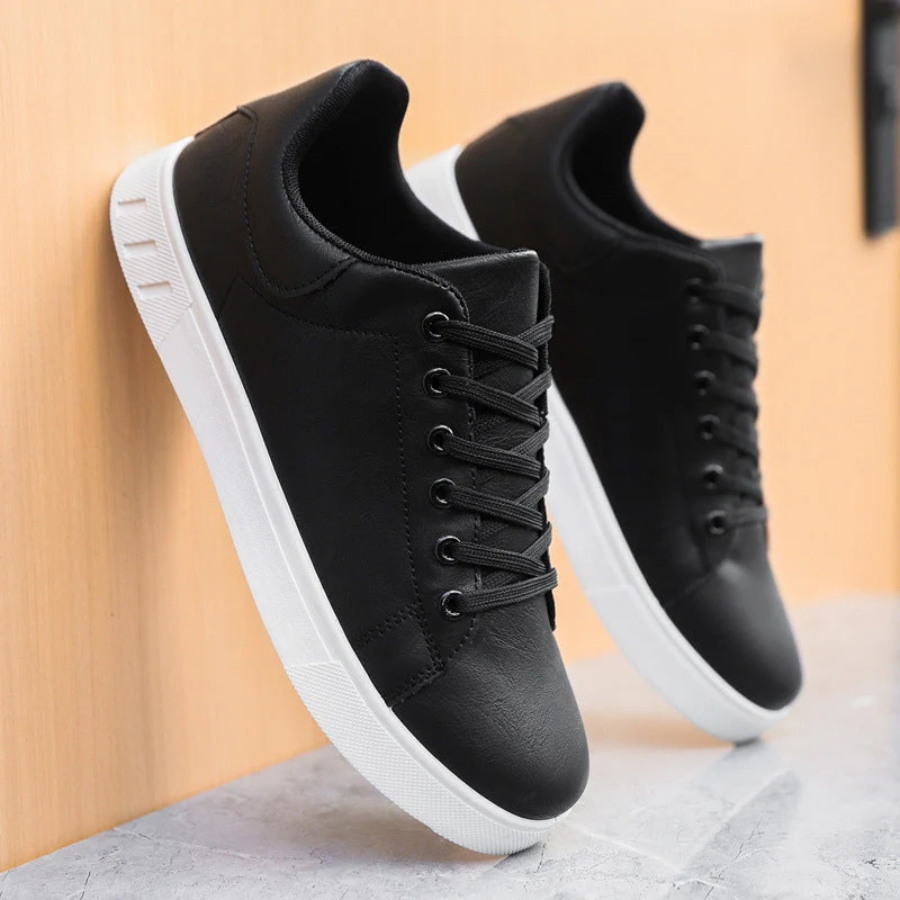 Sneakers | Leather Upper, Lace-Up Closure 4