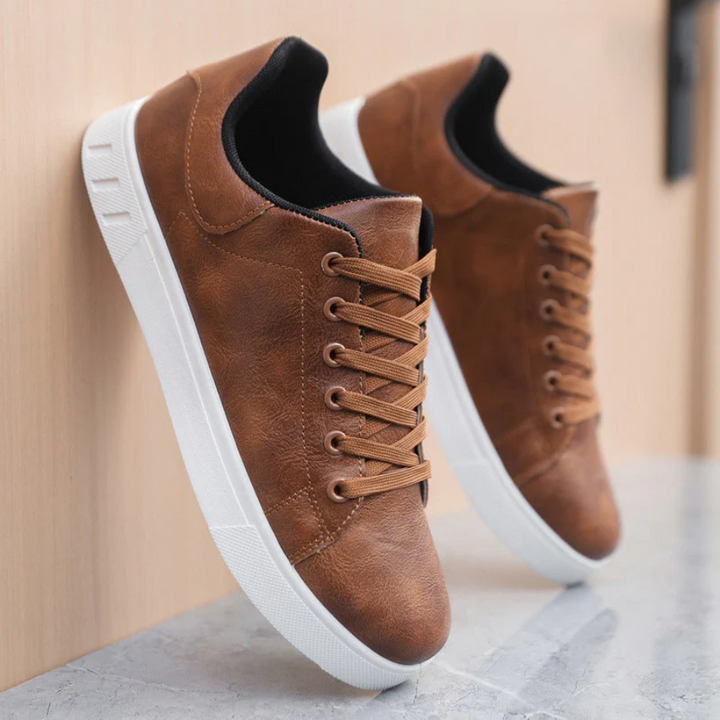 Sneakers | Leather Upper, Lace-Up Closure 6