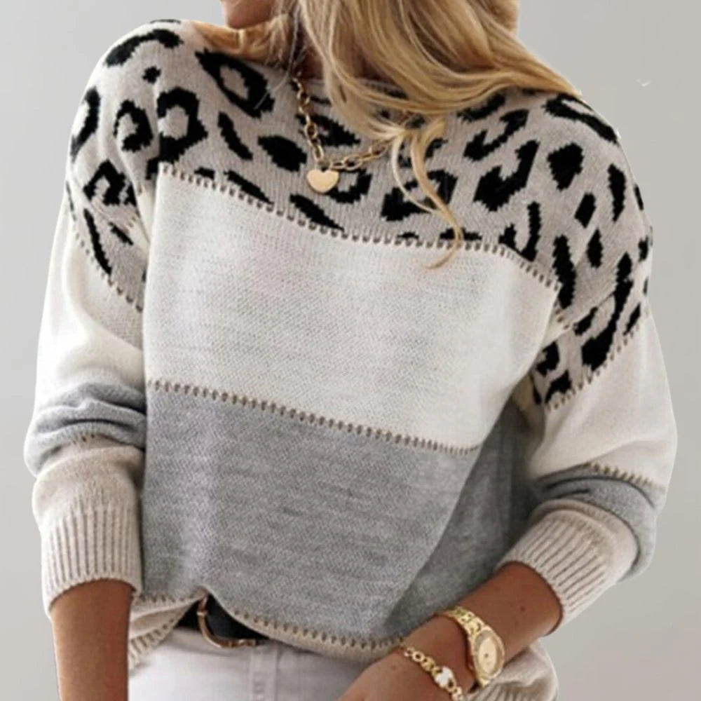 Sweater | Leopard Print, Relaxed Fit 2