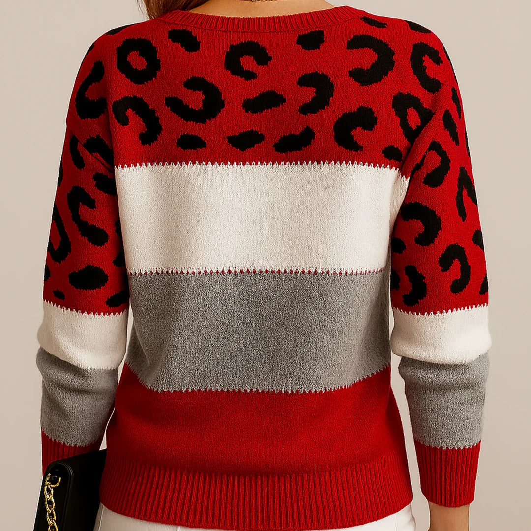 Sweater | Leopard Print, Relaxed Fit 7