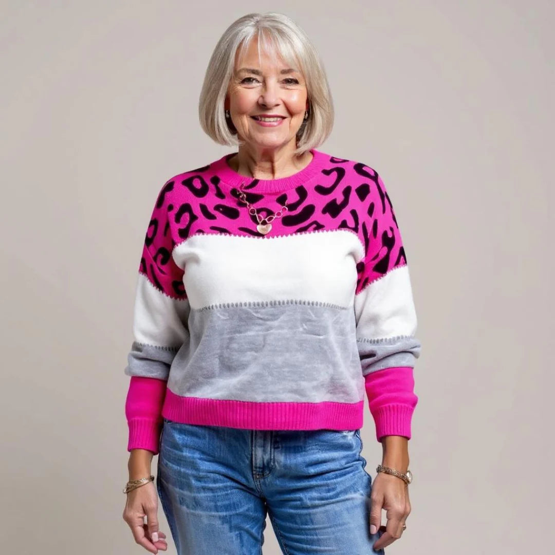 Sweater | Leopard Print, Relaxed Fit 8