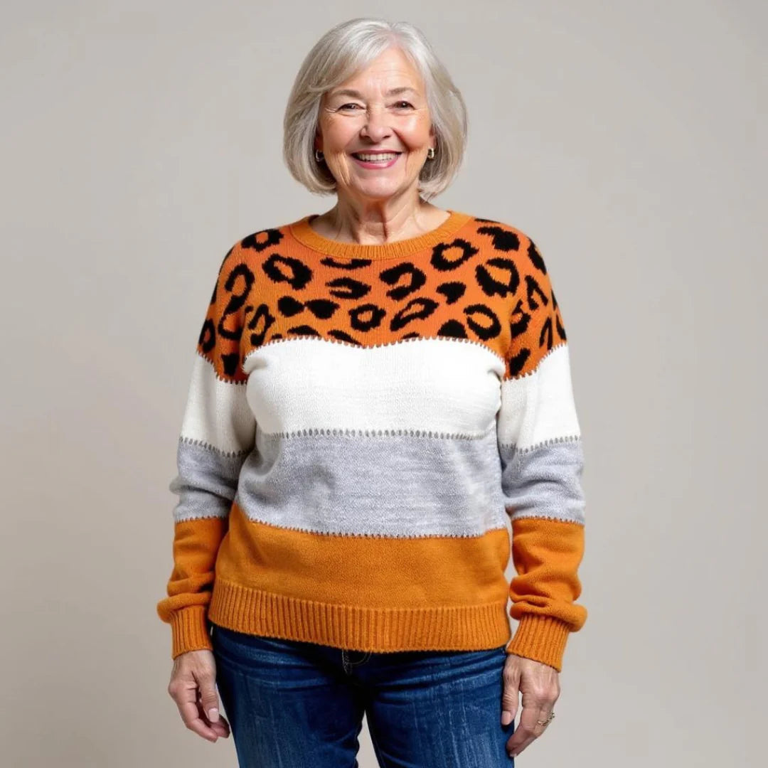 Sweater | Leopard Print, Relaxed Fit 9