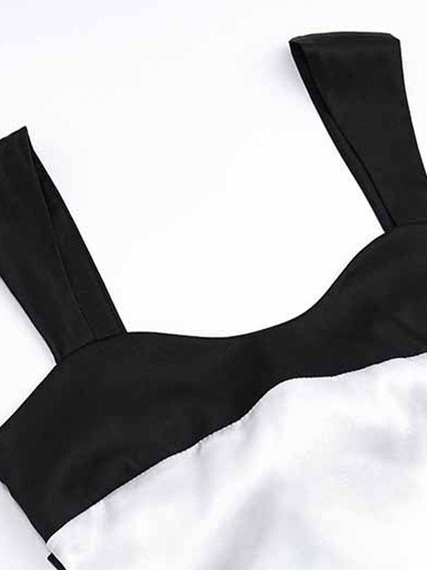 Tank Top | Patchwork Design, V-Neckline 7
