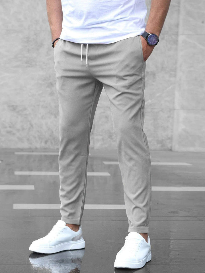 Trousers | Elastic Waistband, Slim Fit 0