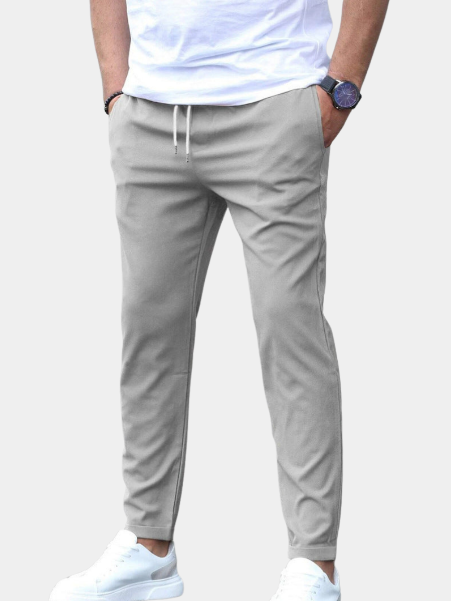 Trousers | Elastic Waistband, Slim Fit 1