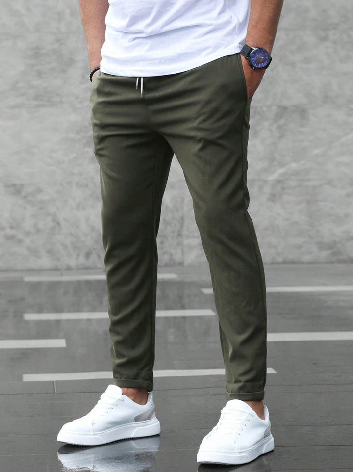 Trousers | Elastic Waistband, Slim Fit 2