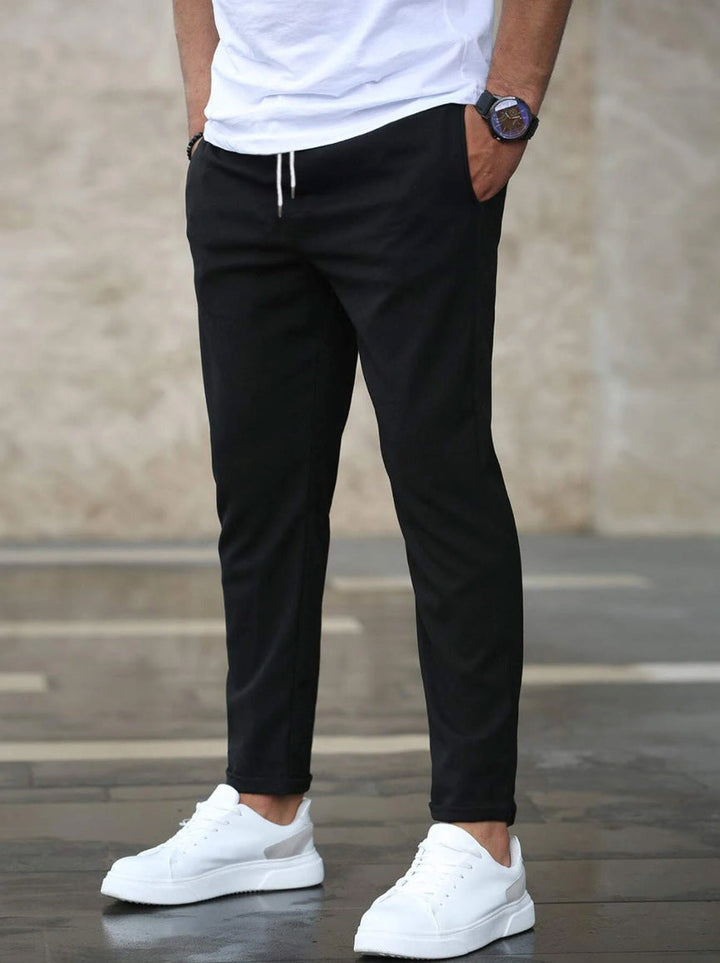 Trousers | Elastic Waistband, Slim Fit 3