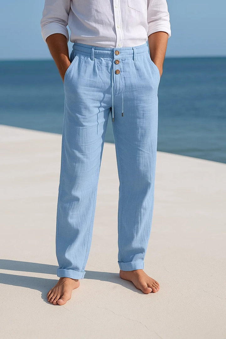 Trousers | Lightweight Linen, Adjustable Waist 6
