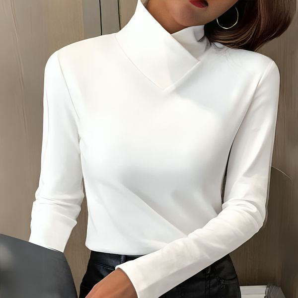 Turtleneck Sweater | Sculpted Neckline, Soft-Touch Fabric 0