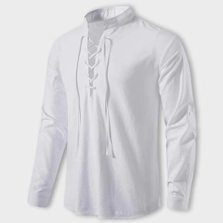 Men's lace-up Shirt