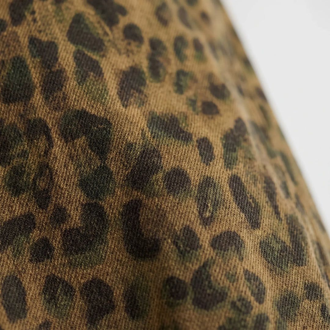 Wide Leg Jeans | Leopard Print, High Rise Waist 2