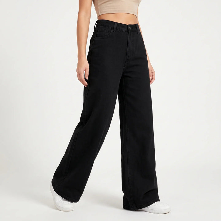 Wide Leg Jeans | Mid-Rise, Full Length 0