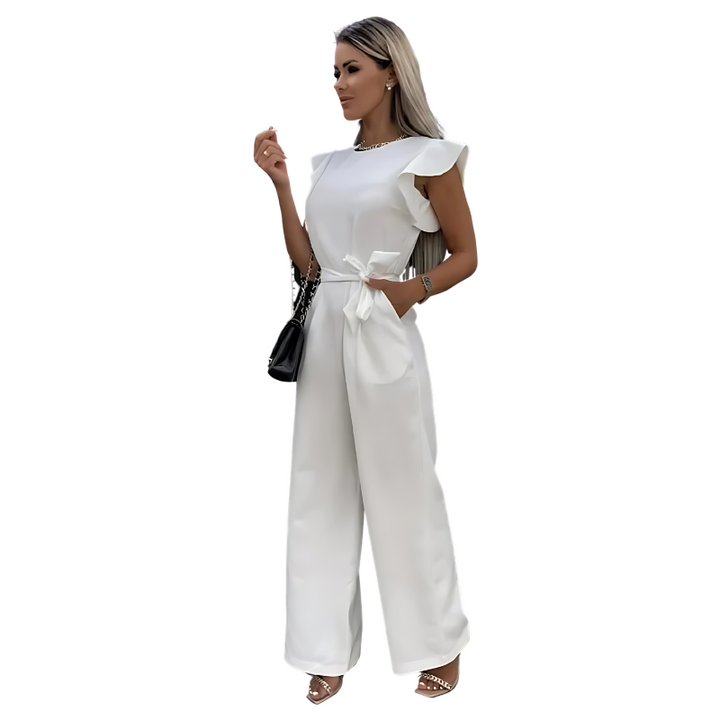 Women's Belted Jumpsuit for Everyday Wear
