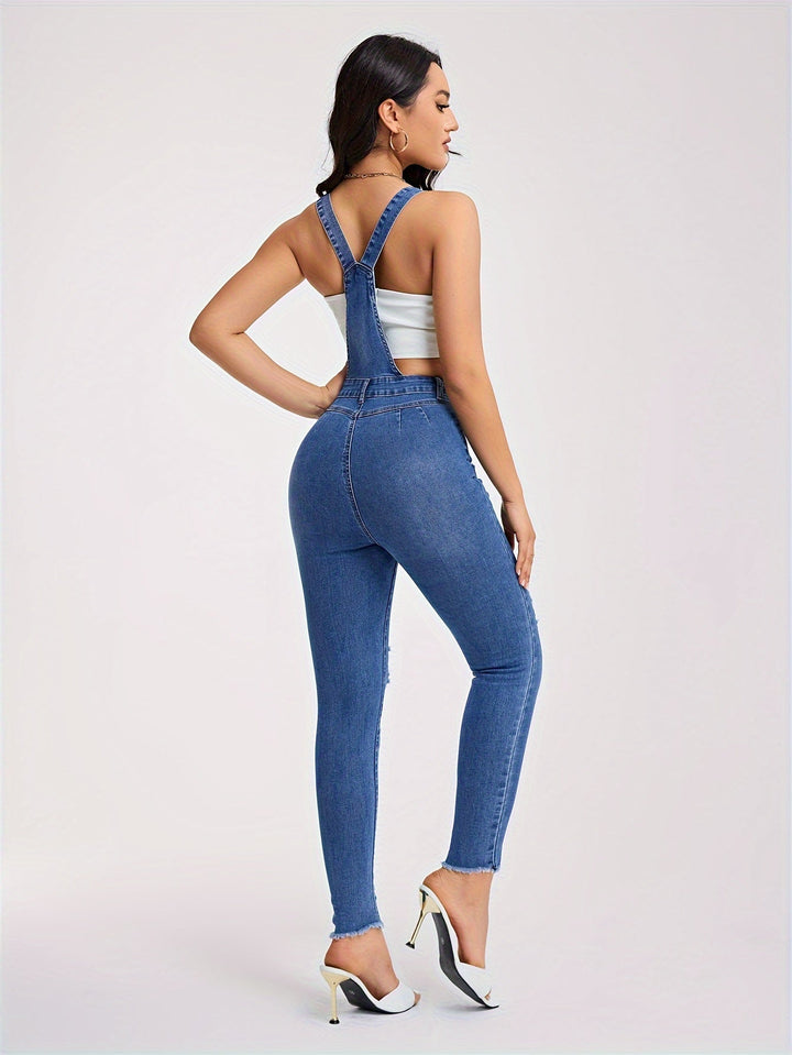 Women's Everyday Jumpsuit with Edgy Details