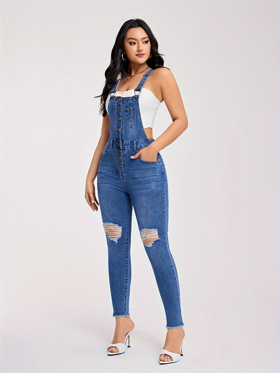Women's Everyday Jumpsuit with Edgy Details