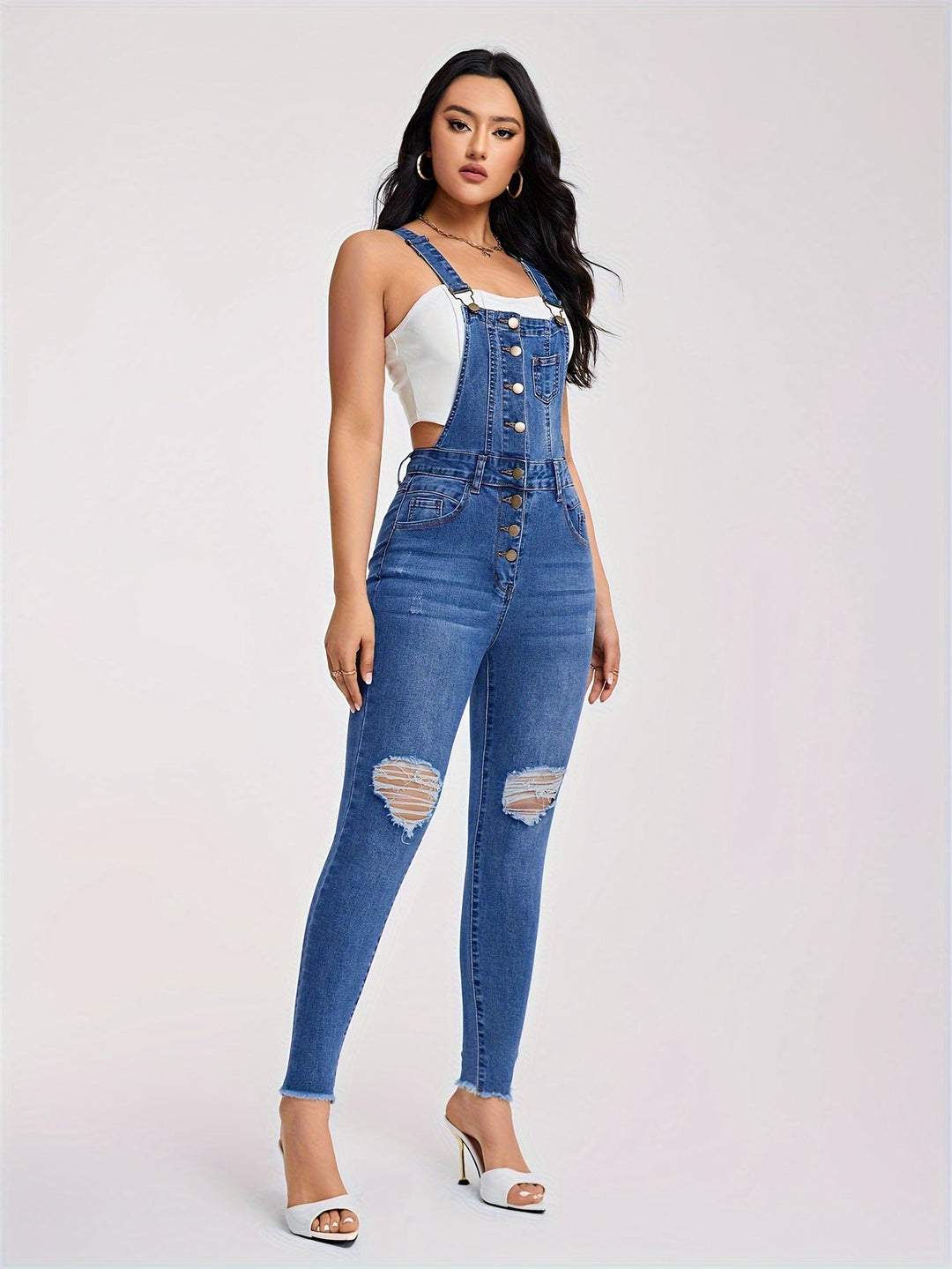 Women's Everyday Jumpsuit with Edgy Details