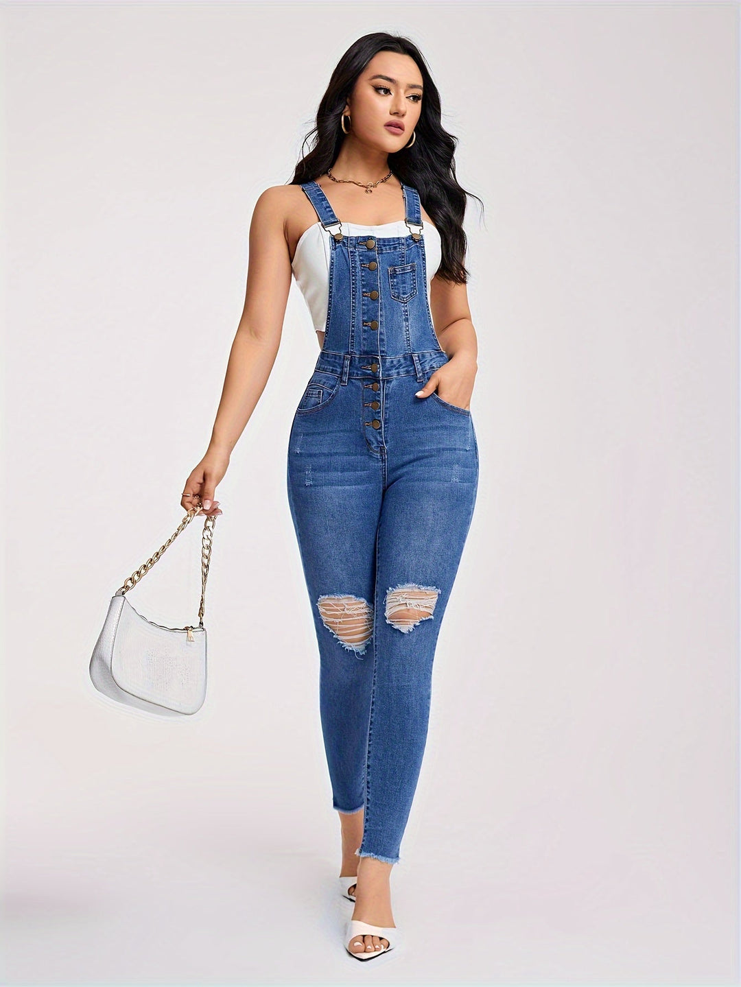 Women's Everyday Jumpsuit with Edgy Details