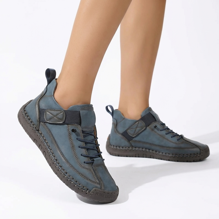 Women’s Slip-On Sneakers with Adjustable Velcro Strap