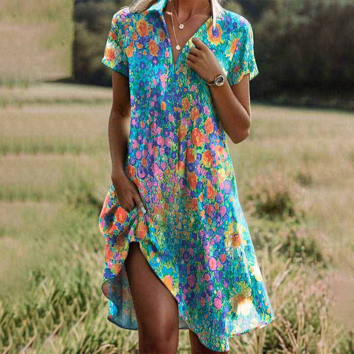 Womens Dress | Bohemian Style, Flowing Silhouette 0